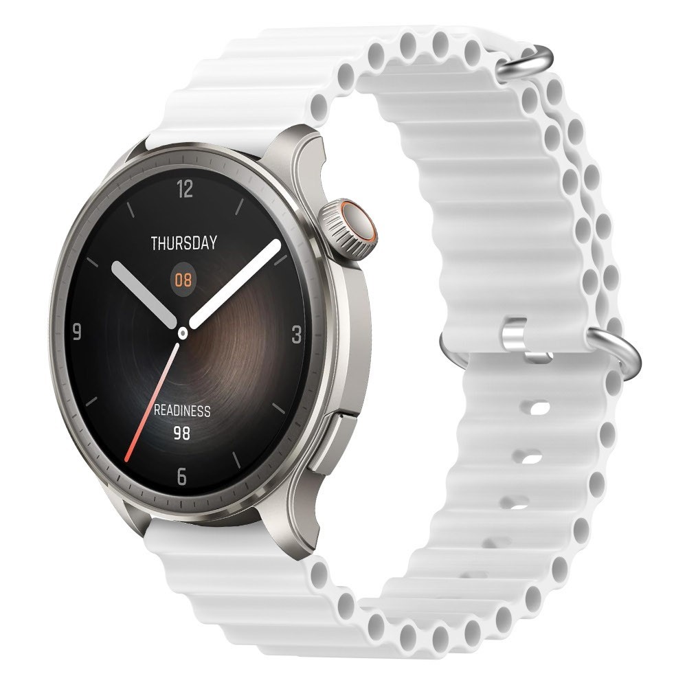 Estuyoya Correa silicona Ocean Amazfit Balance blanco