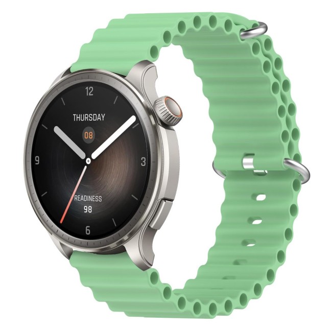 Estuyoya Correa silicona Ocean Amazfit Balance verde claro