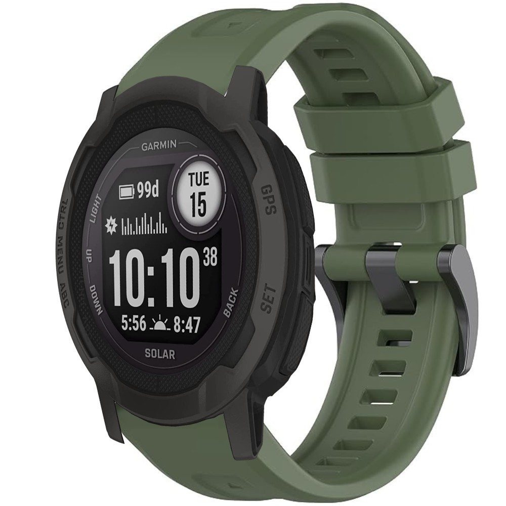 Estuyoya Correa silicona Básica Sport Garmin Instinct 2 Verde Militar