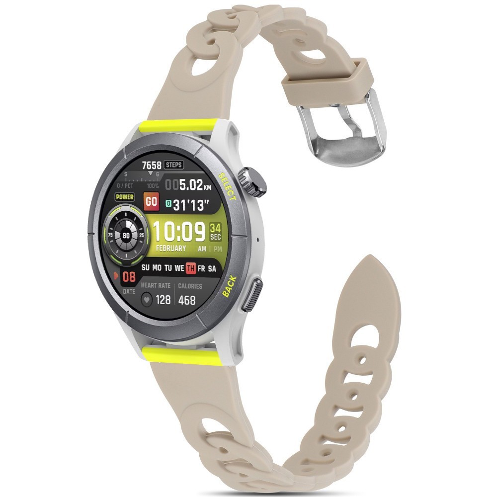 Estuyoya Correa silicona Diseño Cadena Amazfit Cheetah (Pro) (Round) Gris