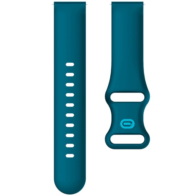 Estuyoya Correa silicona Doble Cierre Amazfit Cheetah (Pro) (Round) Azul Eléctrico