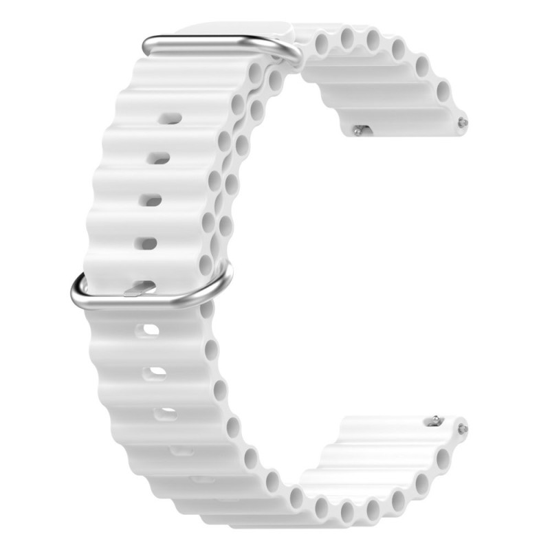 Estuyoya Correa silicona Ocean Amazfit Cheetah (Pro) (Round) blanco