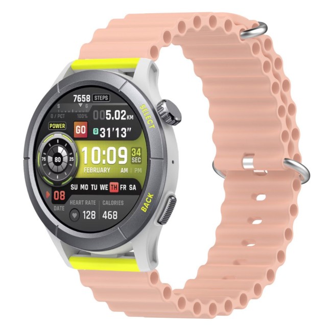 Estuyoya Correa silicona Ocean Amazfit Cheetah (Pro) (Round) rosa