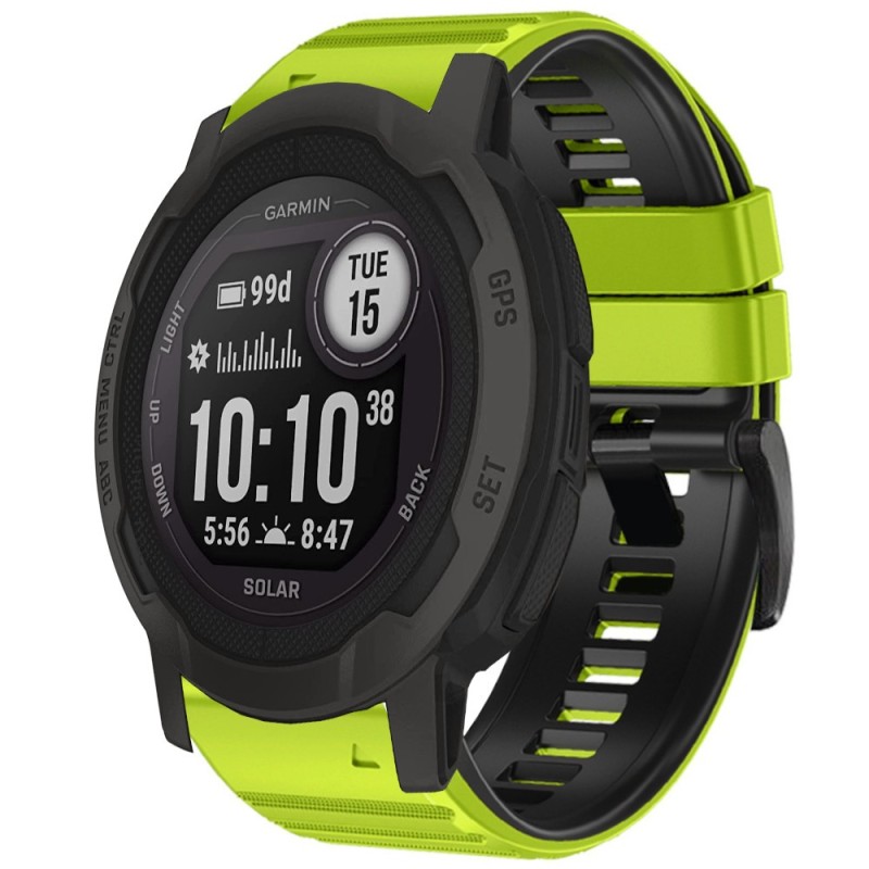 Estuyoya Correa silicona Deporte Garmin Instinct 2 Verde Lima