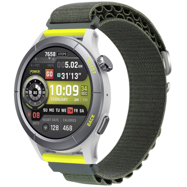 Estuyoya Correa loop nylon Amazfit Cheetah Verde Militar