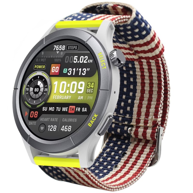 Estuyoya Correa nylon Amazfit Cheetah (Pro) (Round) EEUU