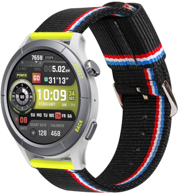 Estuyoya Correa nylon Amazfit Cheetah (Pro) (Round) Francia line