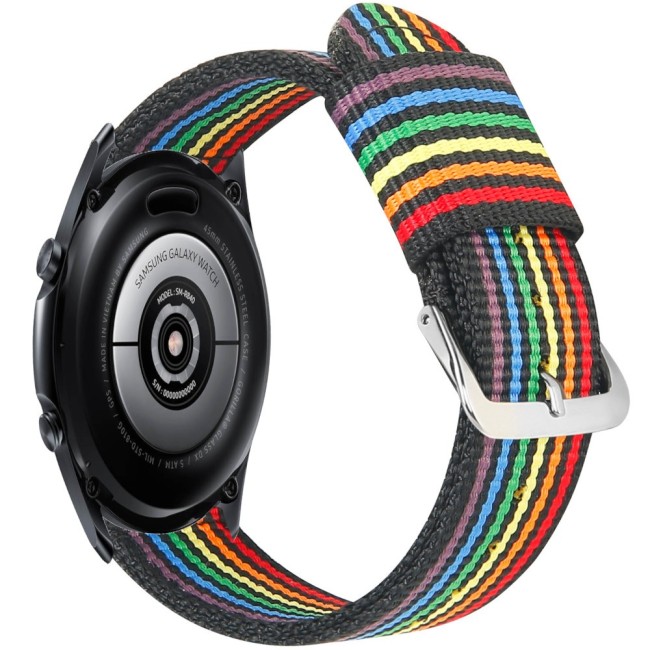 Estuyoya Correa nylon Amazfit Cheetah (Pro) (Round) lgtbi black