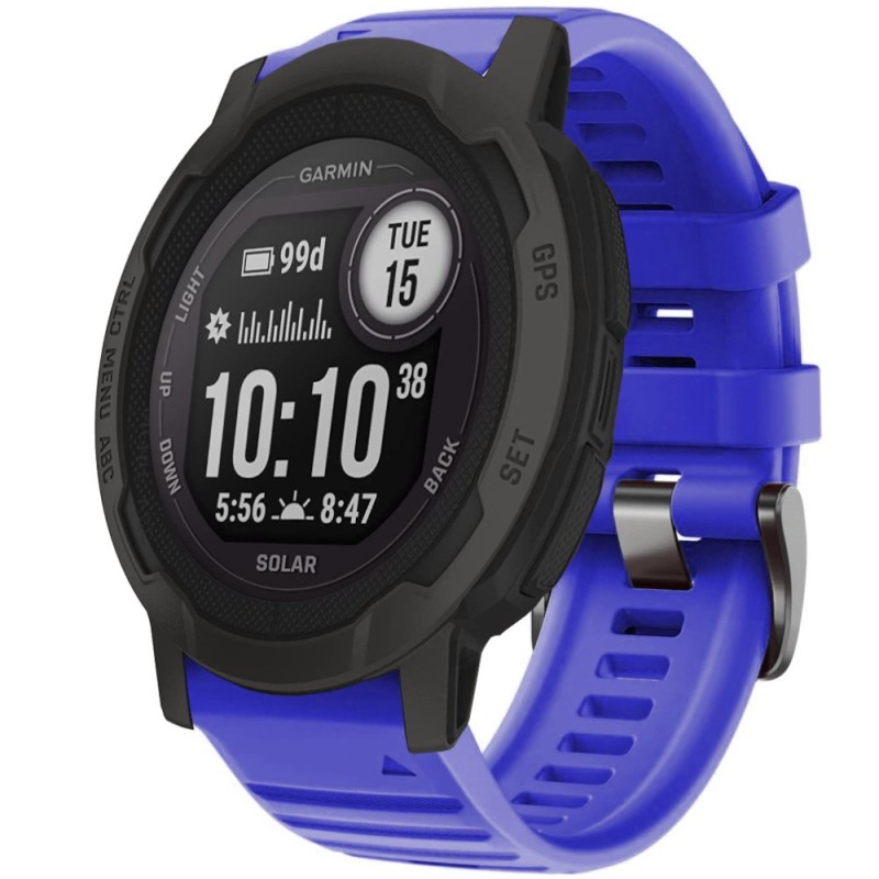 Estuyoya Correa Deportiva silicona Full Color Garmin Instinct 2 Azul