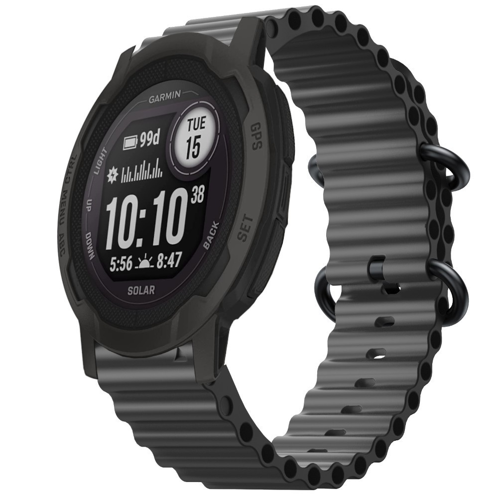 Estuyoya Correa silicona Ocean Garmin Instinct 2 negro