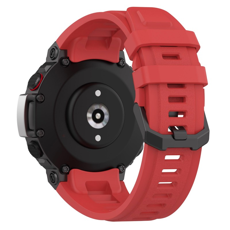 Estuyoya Correa silicona Armor Amazfit T-Rex 2 rojo