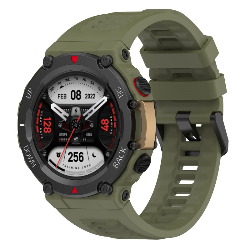 Estuyoya Correa silicona Armor Amazfit T-Rex 2 verde