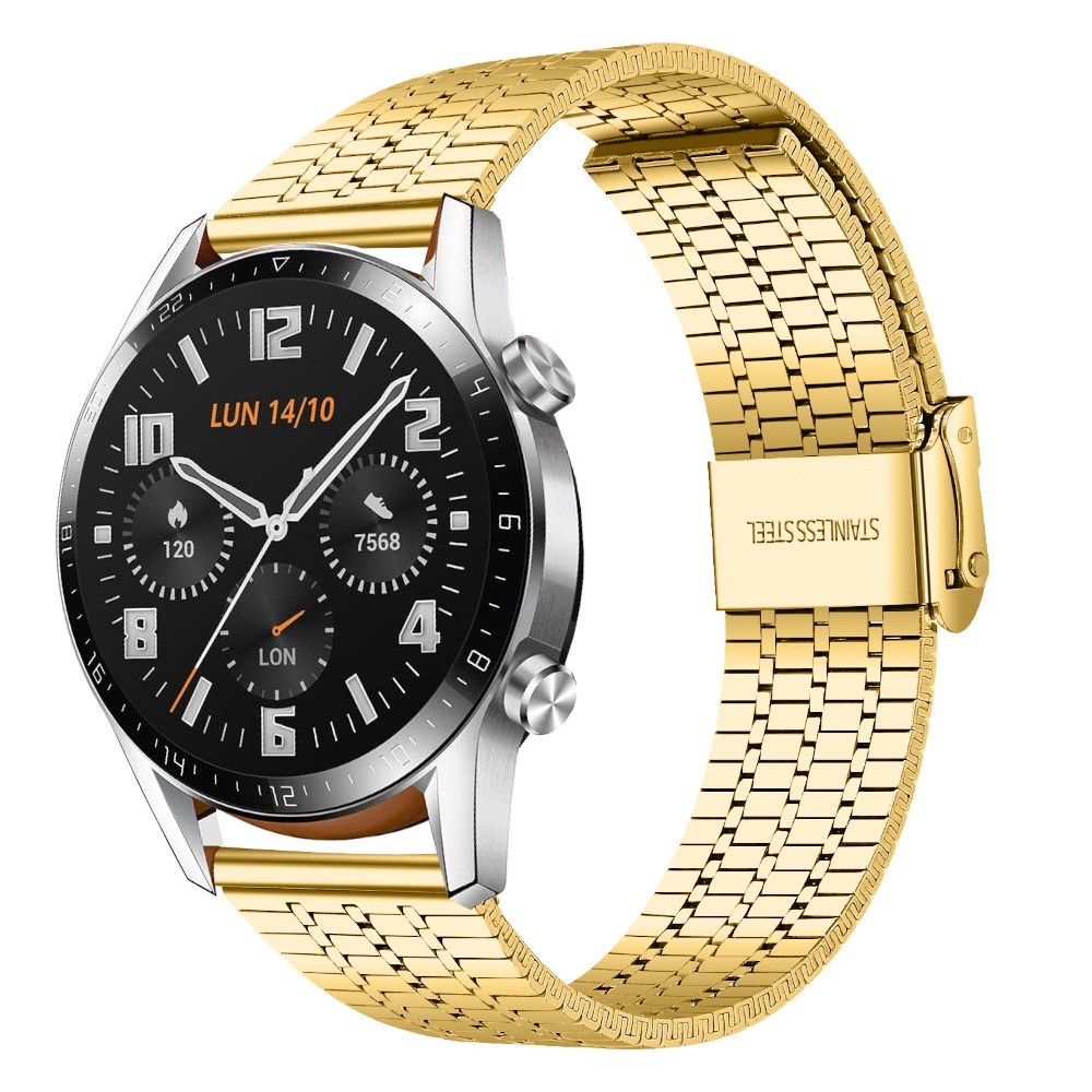 Estuyoya Correa acero Flexible Huawei Watch GT - GT 2 oro