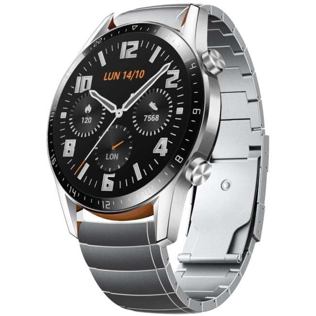 Estuyoya Correa acero Luxury Huawei Watch GT - GT 2 plata