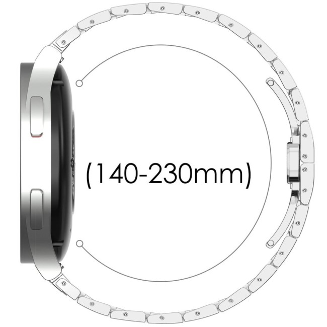 Estuyoya Correa acero Transformer Huawei Watch GT - GT 2 plata