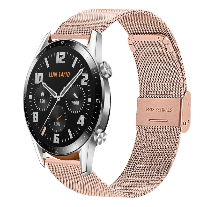 Estuyoya Correa Milanesa Huawei Watch GT - GT 2 oro rosa