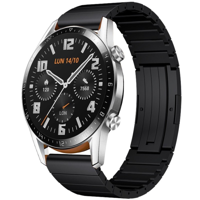 Estuyoya Correa Titanio Huawei Watch GT - GT 2 negro