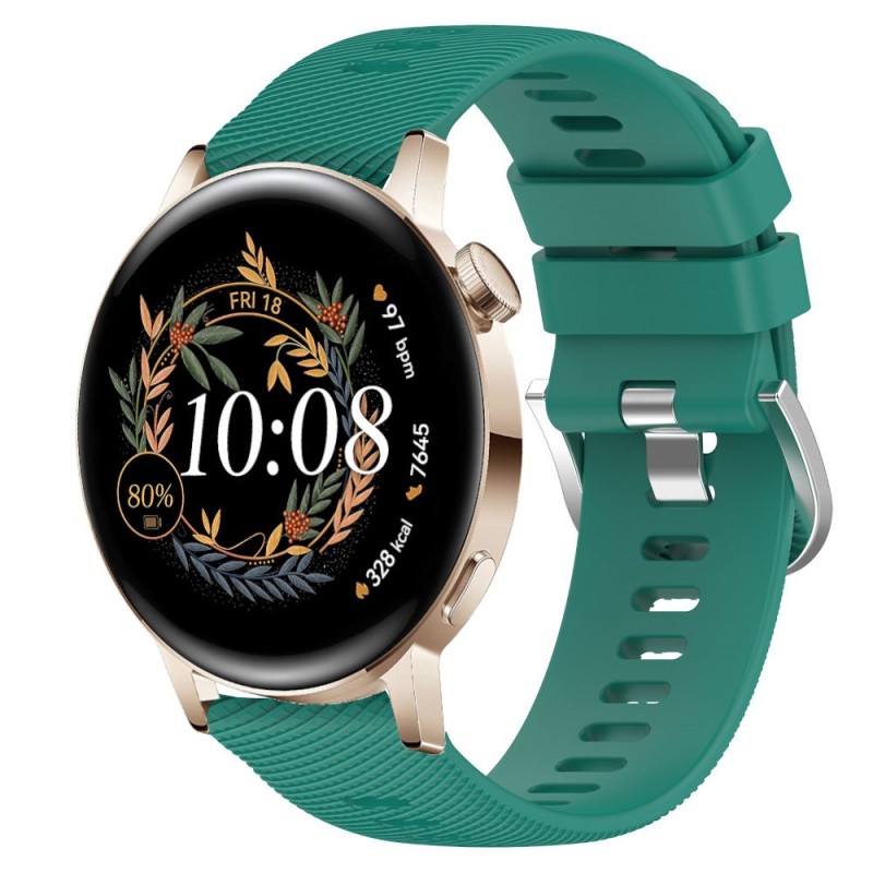 Estuyoya Correa silicona Hebilla Deportiva Huawei Watch GT 3 - 42mm Verde