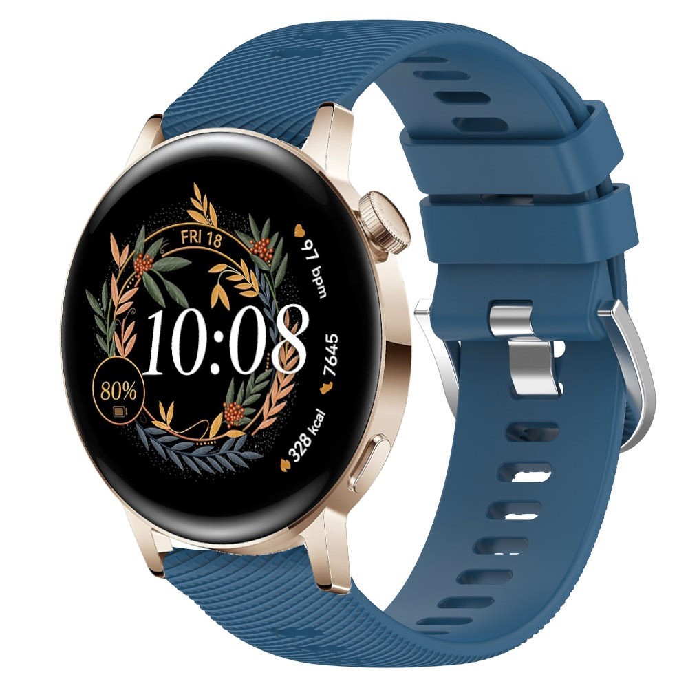 Estuyoya Correa silicona Hebilla Deportiva Huawei Watch GT 3 - 42mm Azul