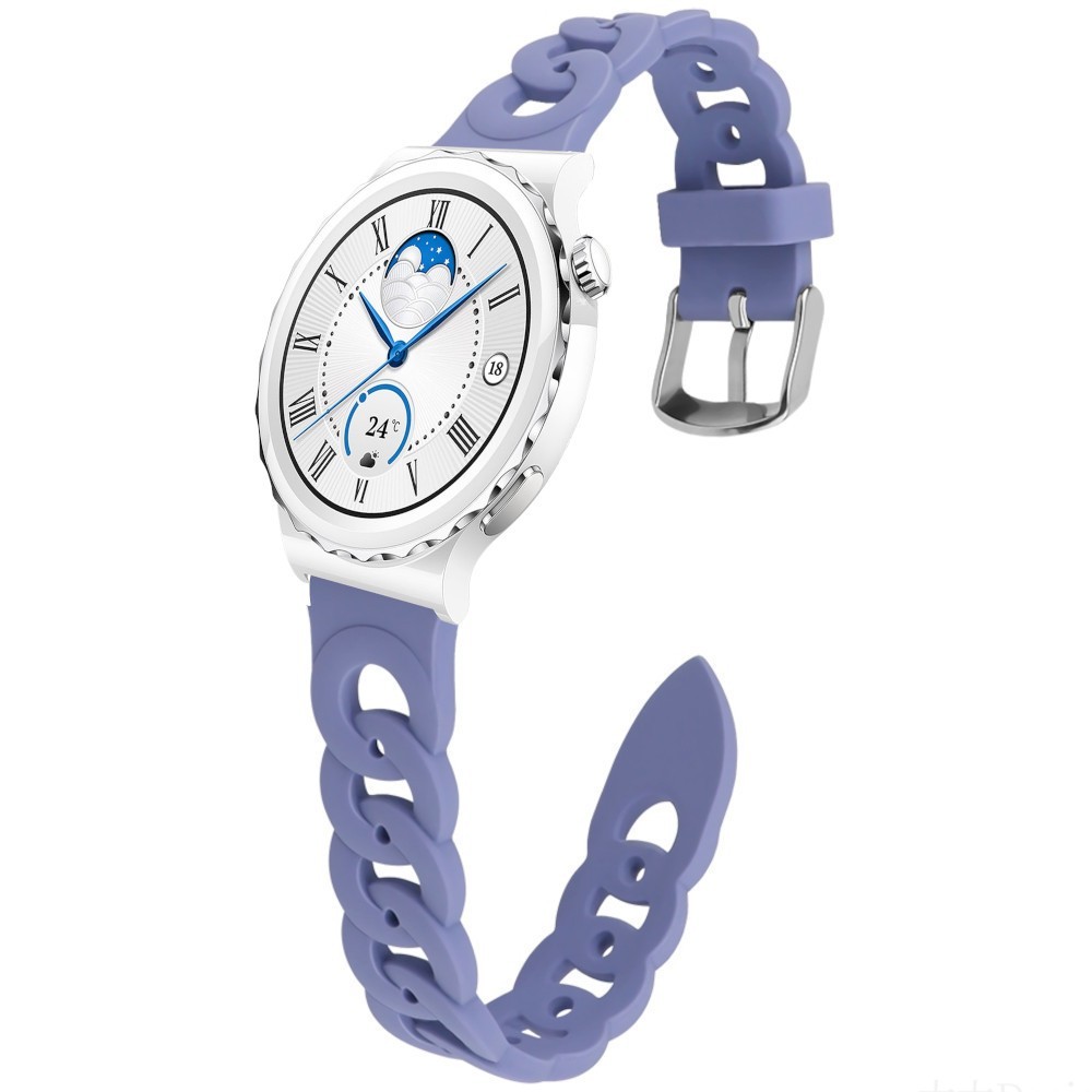 Estuyoya Correa silicona Diseño Cadena Huawei Watch GT 3 Pro - 43mm Violeta