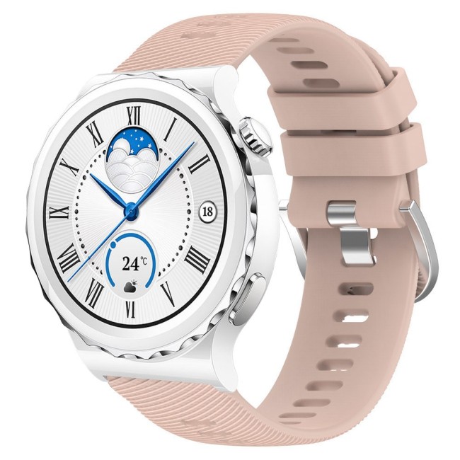 Estuyoya Correa silicona Hebilla Deportiva Huawei Watch GT 3 Pro - 43mm Rosa