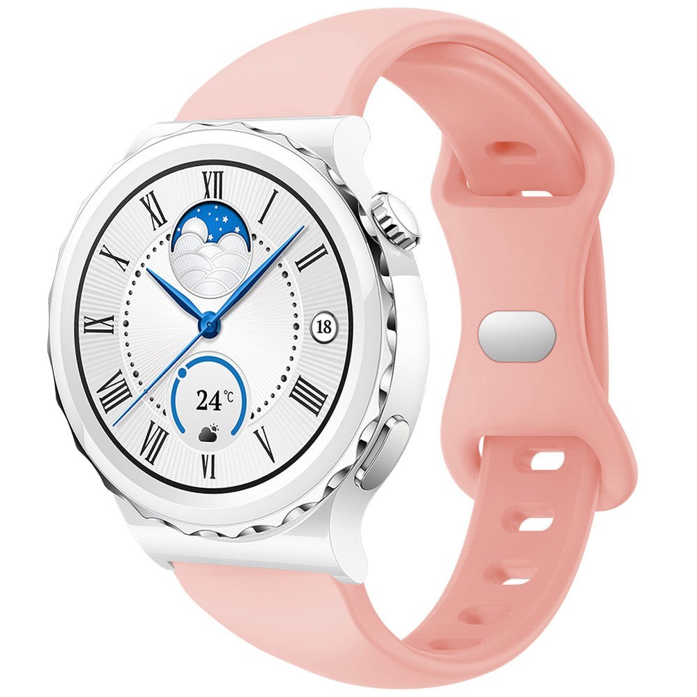 Estuyoya Correa silicona Fina Huawei Watch GT 3 Pro - 43mm Rosa