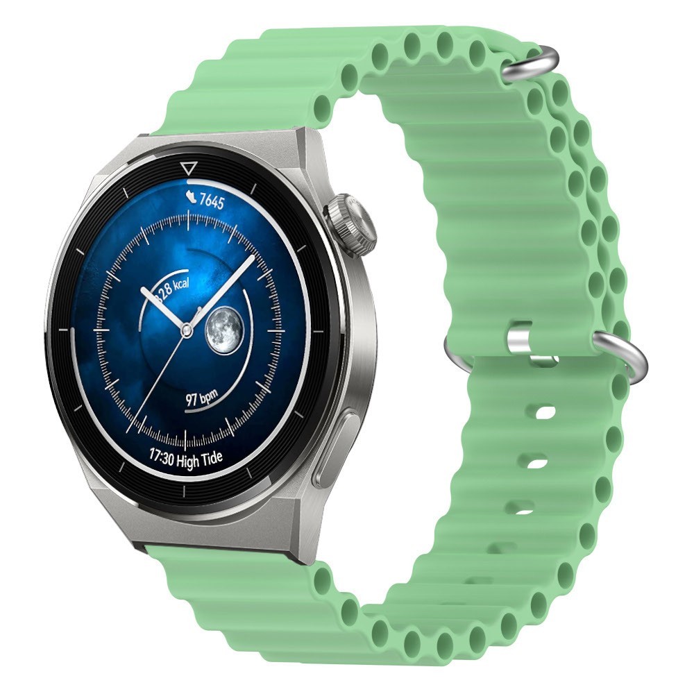 Estuyoya Correa silicona Ocean Huawei Watch GT 3 Pro - 46mm verde claro