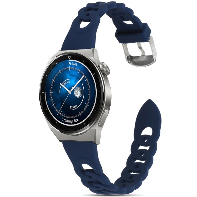 Estuyoya Correa silicona Diseño Cadena Huawei Watch GT 3 Pro - 46mm Azul Oscuro