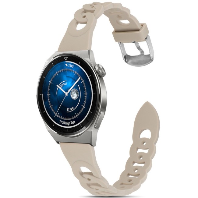 Estuyoya Correa silicona Diseño Cadena Huawei Watch GT 3 Pro - 46mm Gris