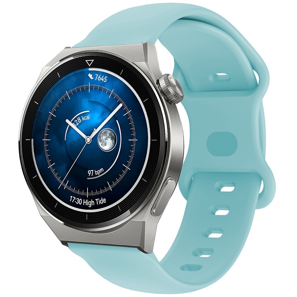 Estuyoya Correa silicona Doble Cierre Huawei Watch GT 3 Pro - 46mm Azul Claro