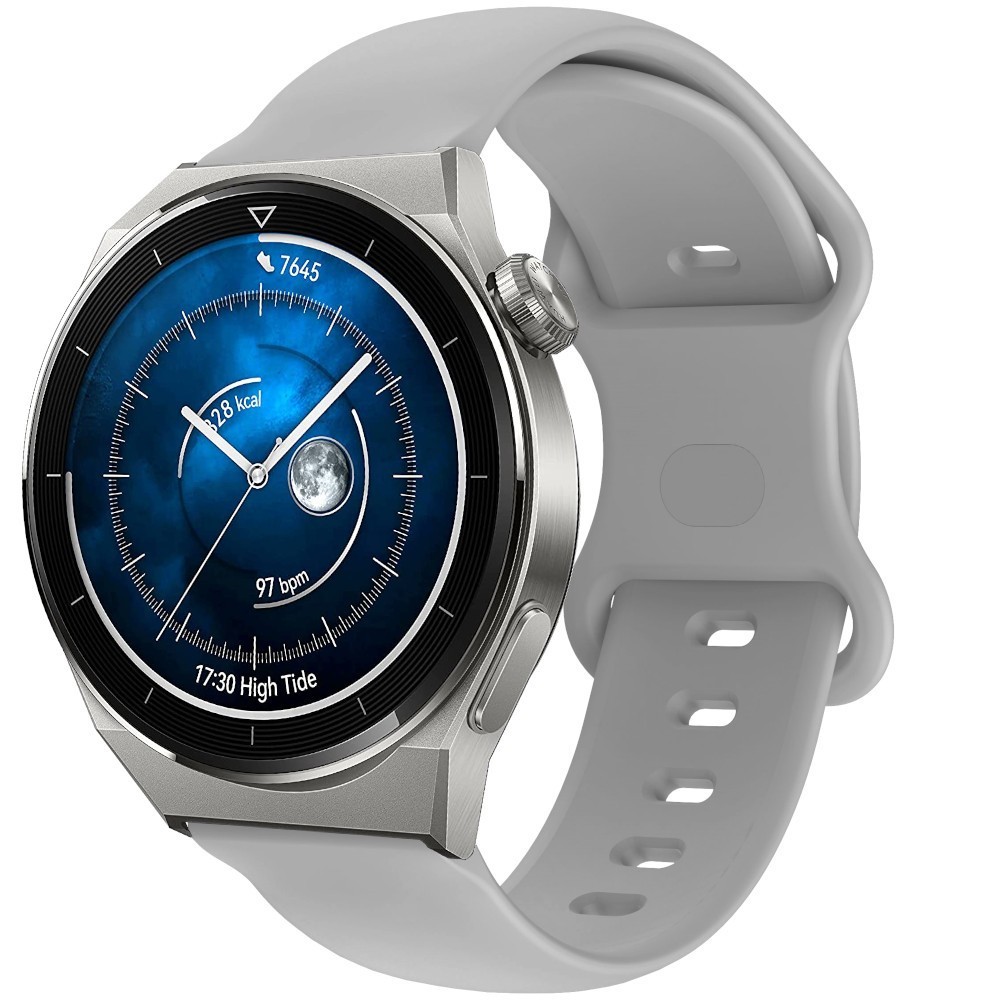 Estuyoya Correa silicona Doble Cierre Huawei Watch GT 3 Pro - 46mm Gris