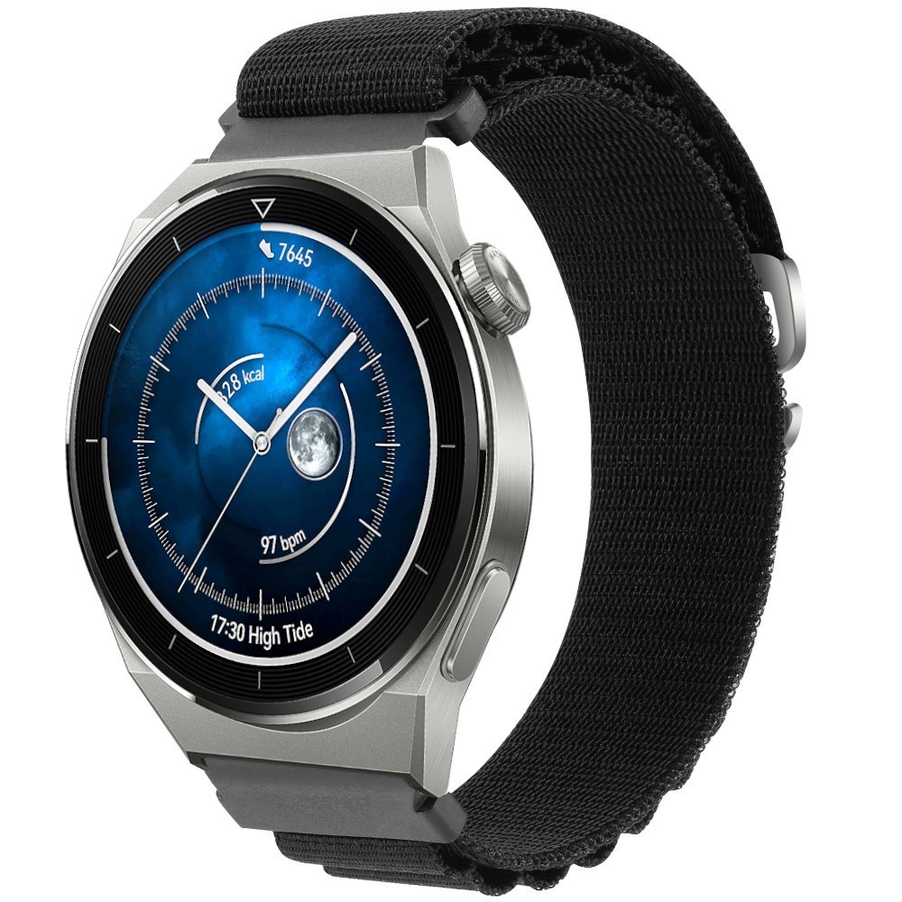 Estuyoya Correa loop nylon Huawei Watch GT 3 Pro - 46mm Negro