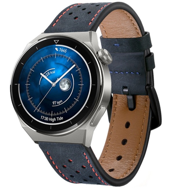 Estuyoya Correa cuero Puntos Huawei Watch GT 3 Pro - 46mm