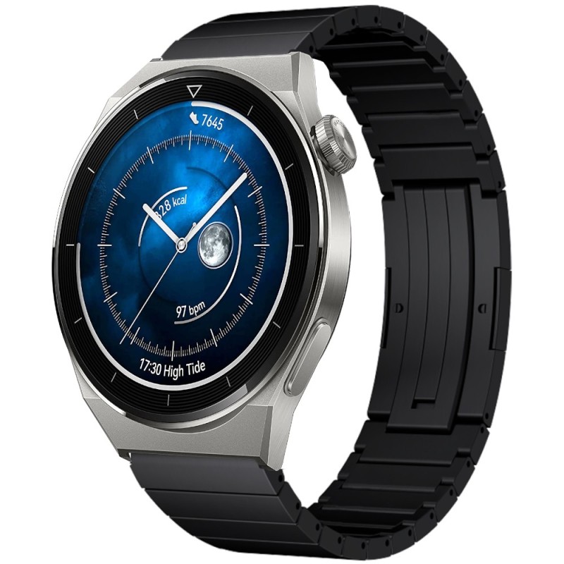 Estuyoya Correa Titanio Huawei Watch GT 3 Pro - 46mm negro