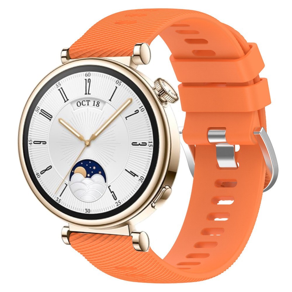 Estuyoya Correa silicona Hebilla Deportiva Huawei Watch GT 4 - 41mm Naranja