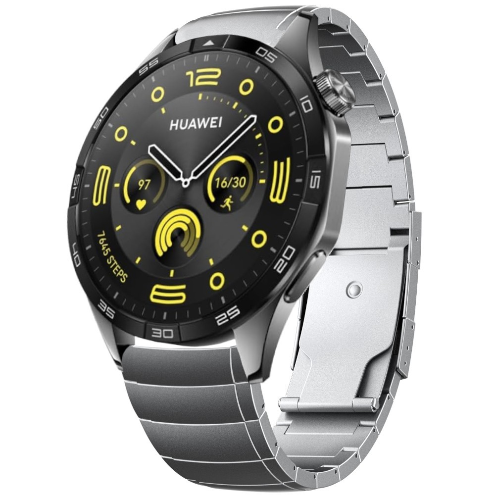 Estuyoya Correa acero Luxury Huawei Watch GT 4 - 46mm plata