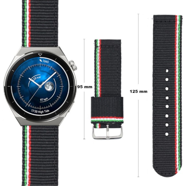 Estuyoya Correa nylon Huawei Watch GT 3 Pro - 46mm Italia line