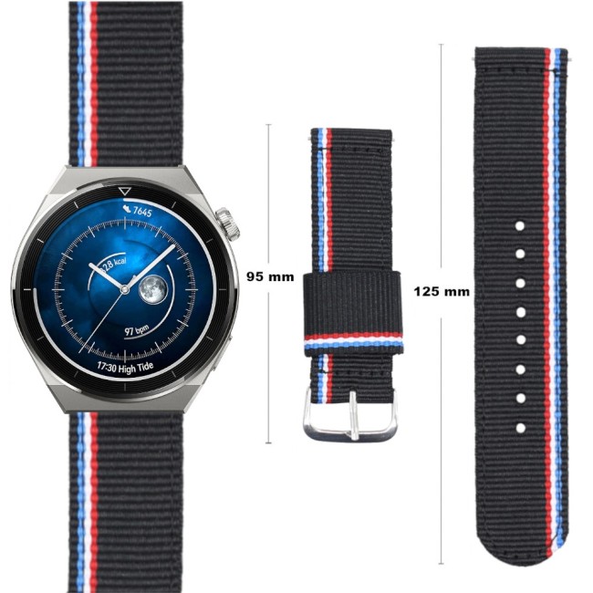 Estuyoya Correa nylon Huawei Watch GT 3 Pro - 46mm Francia line