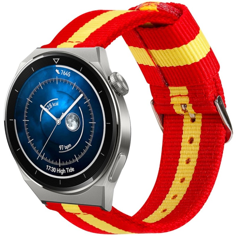 Estuyoya Correa nylon Huawei Watch GT 3 Pro - 46mm España rojigualda