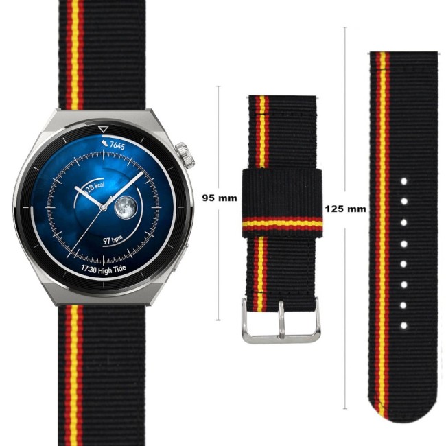 Estuyoya Correa nylon Huawei Watch GT 3 Pro - 46mm España lineblack