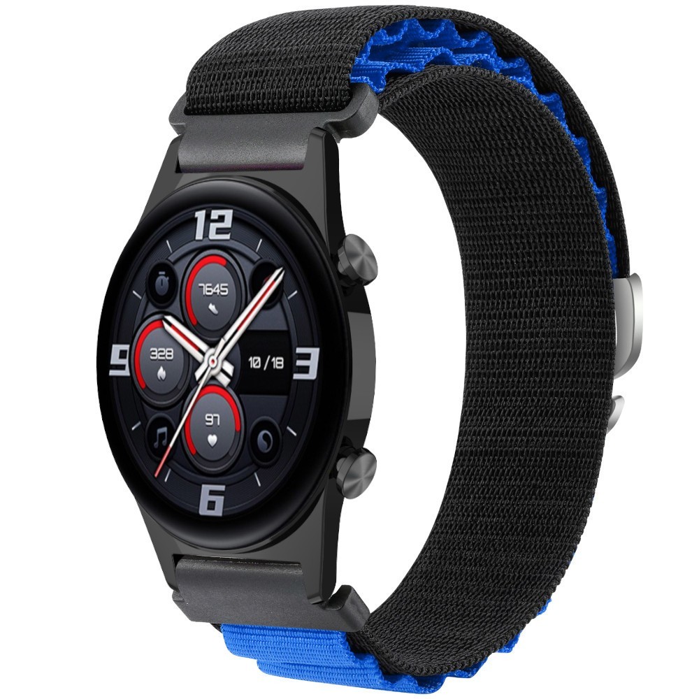 Estuyoya Correa loop nylon Honor Watch GS 3 Negro,Azul