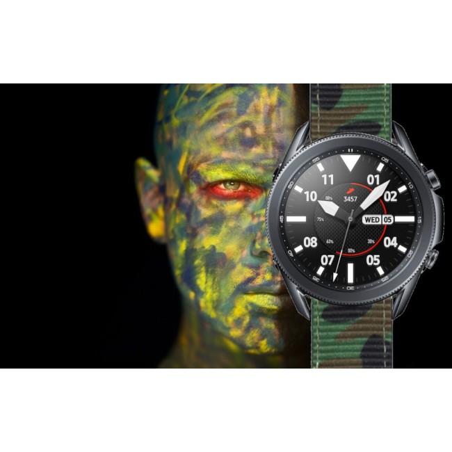 Estuyoya Correa nylon Fossil Gen 5e - 44mm Camuflaje Verde