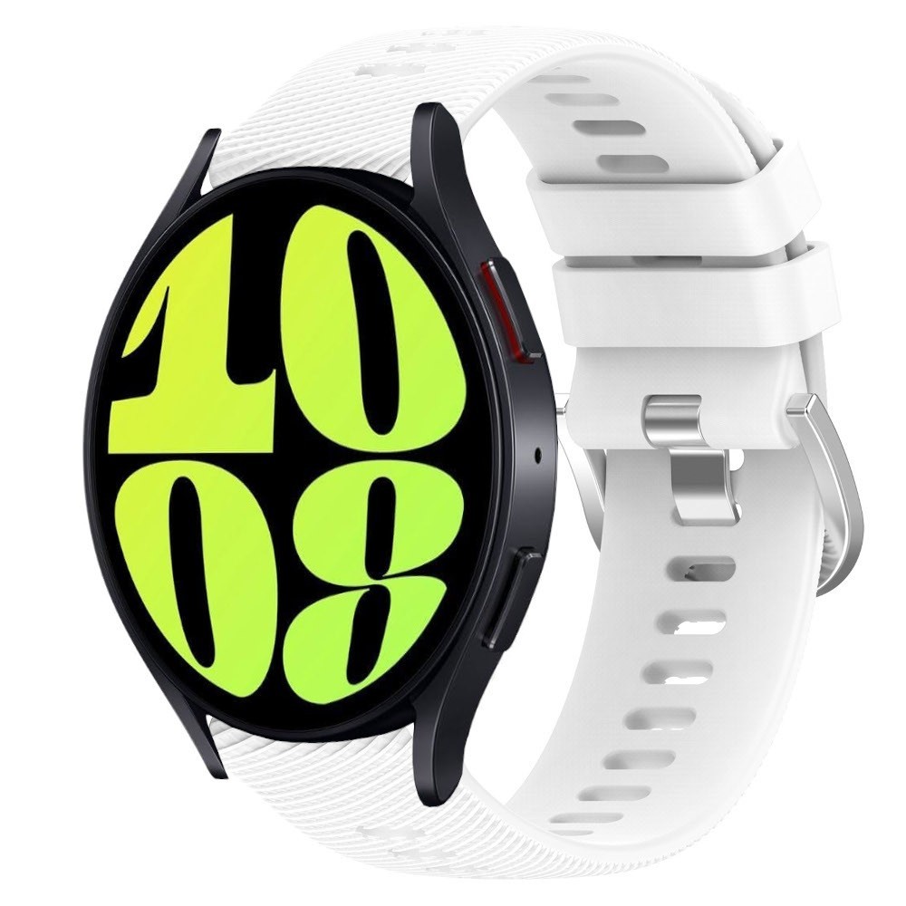 Estuyoya Correa silicona Hebilla Deportiva Samsung Galaxy Watch 6 - 44mm Blanco