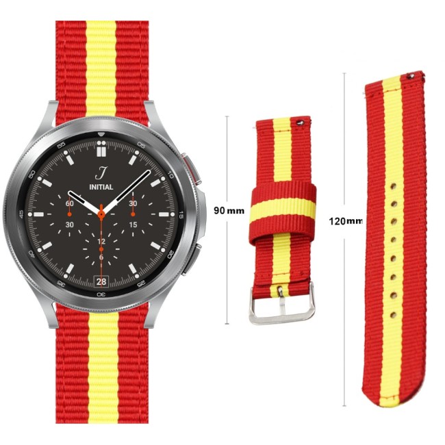 Estuyoya Correa nylon Samsung Galaxy Watch 6 Classic - 47mm España rojigualda