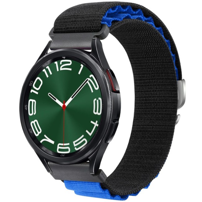 Estuyoya Correa loop nylon Samsung Galaxy Watch 6 Classic - 47mm Negro,Azul