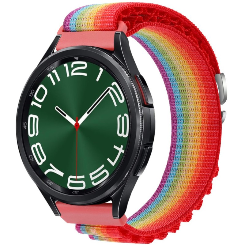 Estuyoya Correa loop nylon Samsung Galaxy Watch 6 Classic - 47mm Rainbow