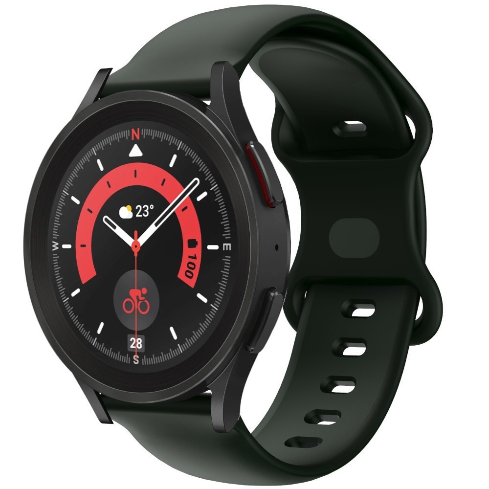 Estuyoya Correa silicona Doble Cierre Samsung Galaxy Watch 5 - 44mm Negro