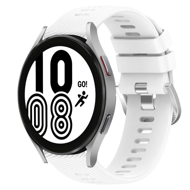 Estuyoya Correa silicona Hebilla Deportiva Samsung Galaxy Watch 4 - 44mm Blanco