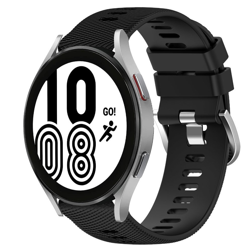 Estuyoya Correa silicona Hebilla Deportiva Samsung Galaxy Watch 4 - 44mm Negro