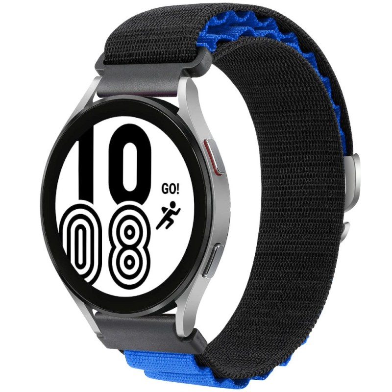 Estuyoya Correa loop nylon Samsung Galaxy Watch 4 - 44mm Negro,Azul